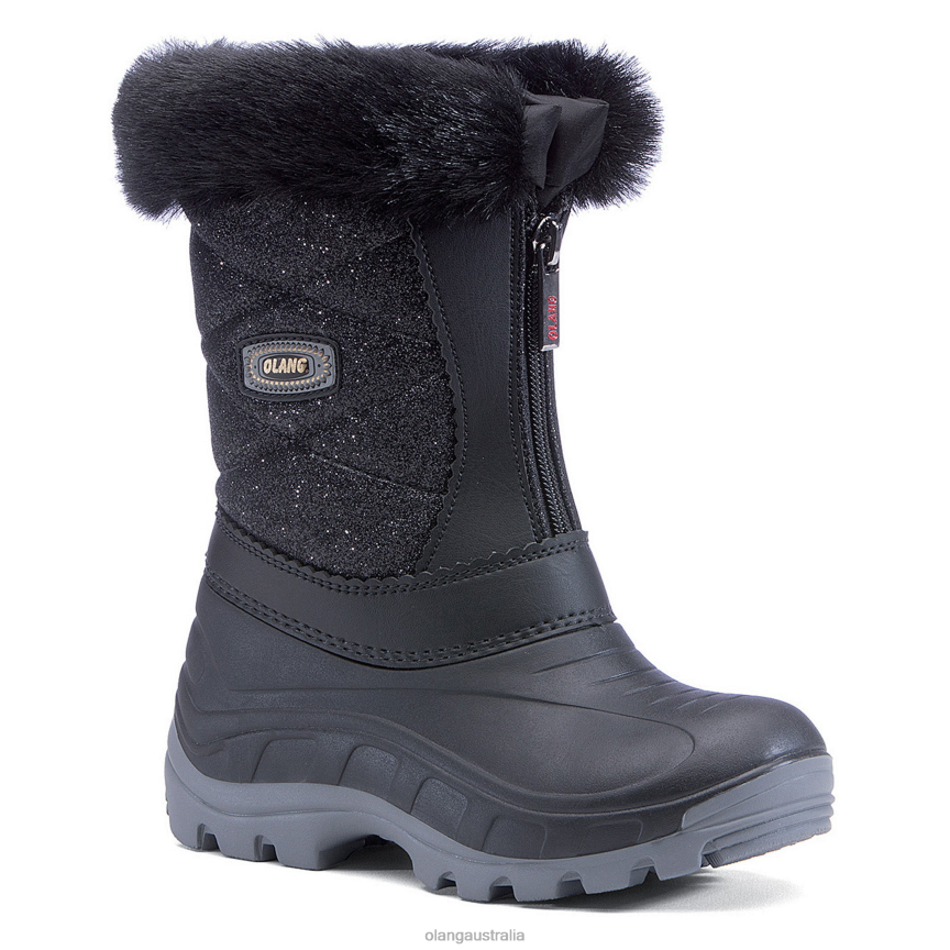 Footwear X82BL118 Met Black Kids Olang Nancy Lux