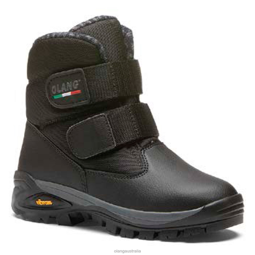 Footwear X82BL125 Black Kids Olang Mito Tex
