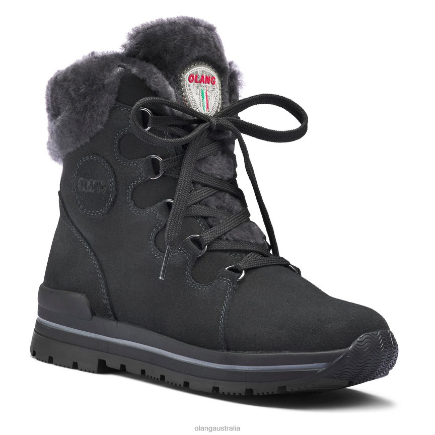 Footwear X82BL34 Black Women Olang Gufo Tex