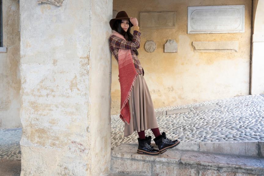 Footwear X82BL48 Red Women Olang Imperial WTX