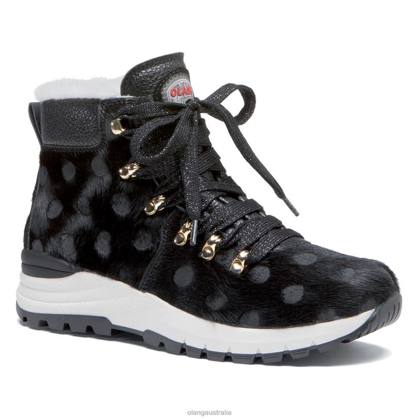 Footwear X82BL50 Black Dots Women Olang Lima